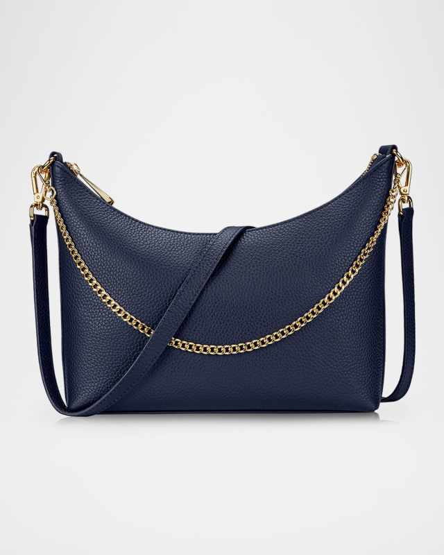 Jules Zip Leather Crossbody Bag